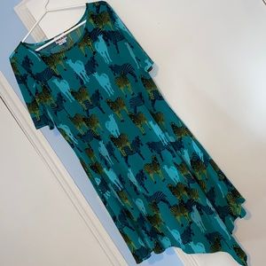 Zebra-print Leota dress 🦓